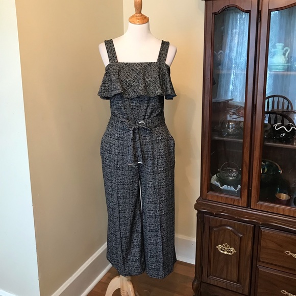 apt 9 ruffle jumpsuit